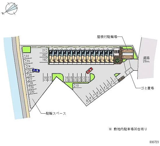 ★手数料０円★京都市西京区大枝塚原町　月極駐車場（LP）